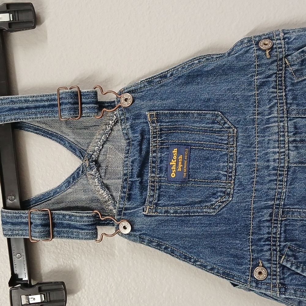 OshKosh B’Gosh Stretch Denim Jumper Skirt Size 6 - Picture 2 of 5